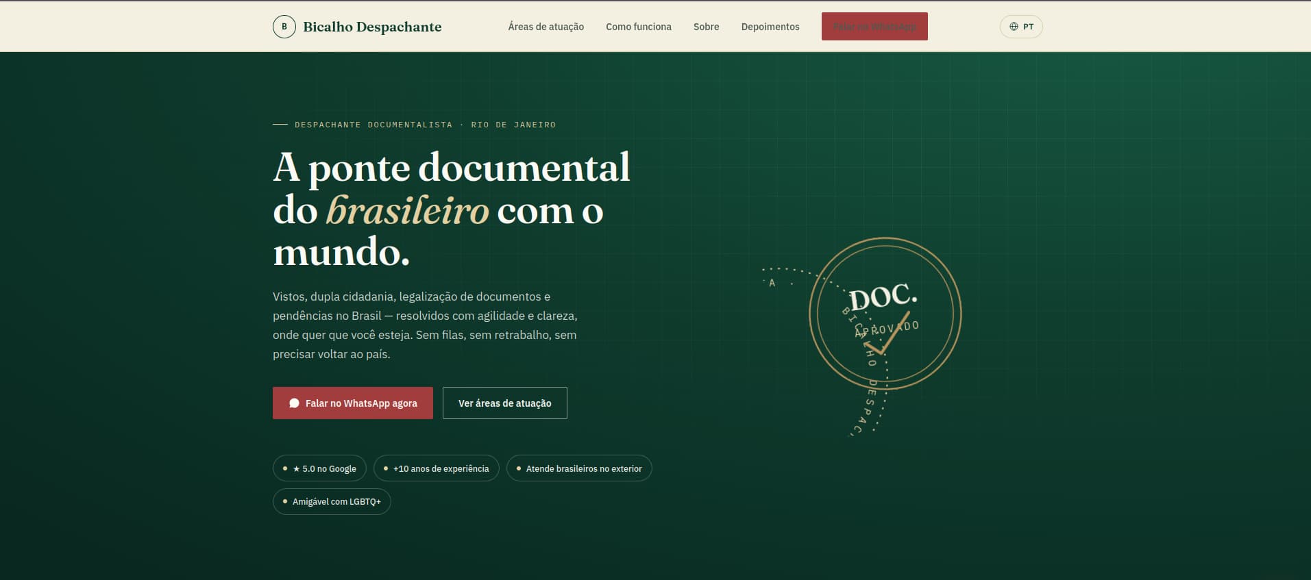 Imagem do projeto Bicalho Despachante